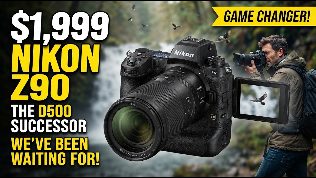 Nikon Z90 Leaks: $1,799 - $1,999 Price Tag, 33MP, 20FPS & RED Video!