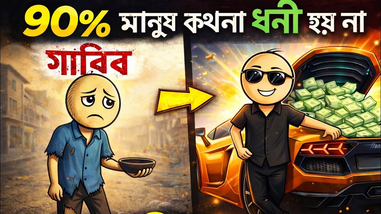 গরিব v/s ধনী | কেন ৯০% মানুষ সারা জীবন গরিবই থাকে?😱