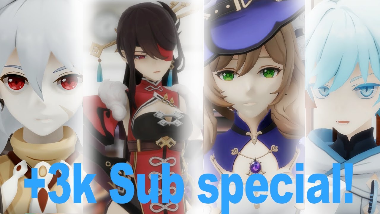 【Genshin Impact MMD】Meme Compilation Pt. 3| 3,000 Sub Special!❤︎