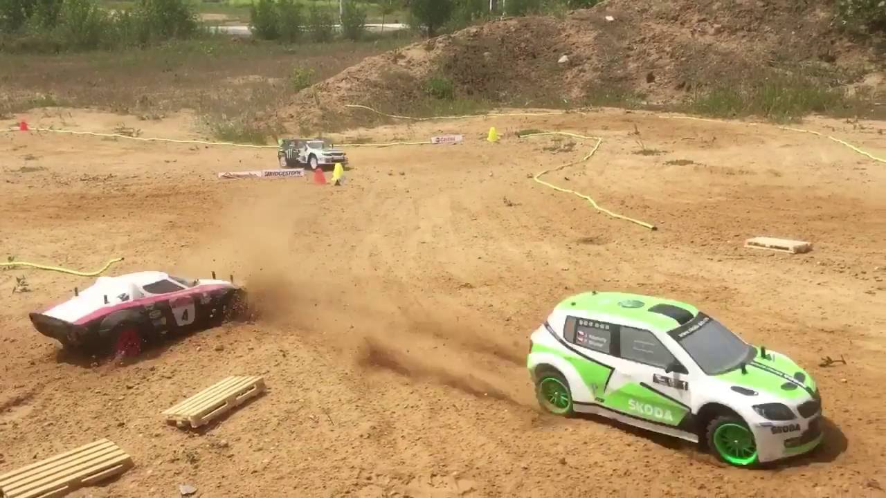First Time Rallycross Rc / RCX Tamiya TT02 vs Xv01 Vs Rally Legend