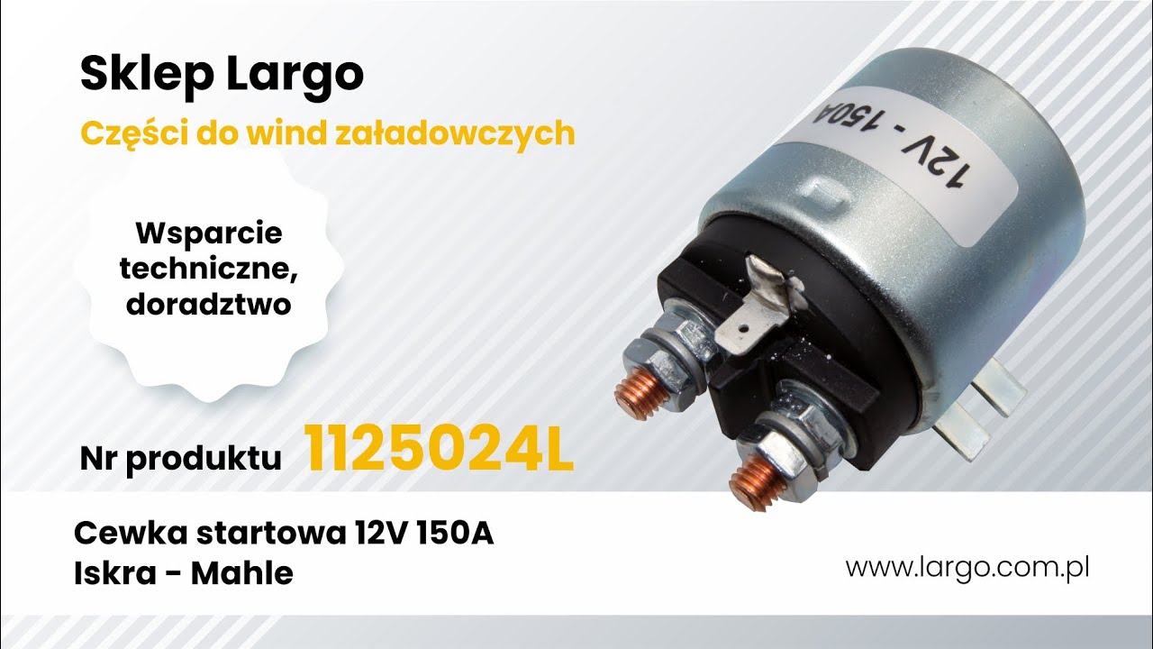1125024L Cewka startowa 12V 150A Iskra - Mahle