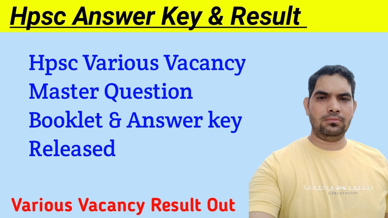 Hpsc Election Tehsildar Class-II Question paper & answer key 2023 / ElectionTehsildar Class-II