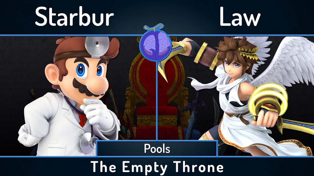 The Empty Throne | Starbur (Dr Mario) vs Law (Pit) | Pools | SSBU Ultimate Tournament