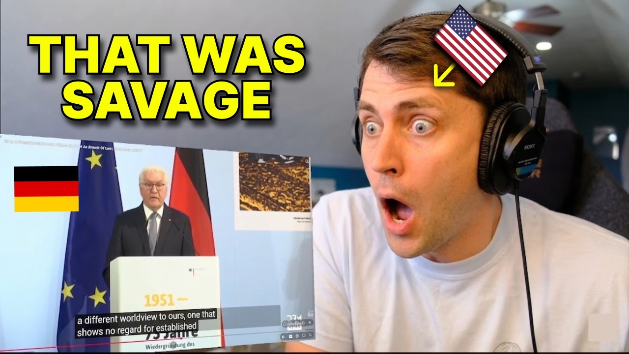 American reacts to German President SLAMS Trump and calls Iran war Illegal