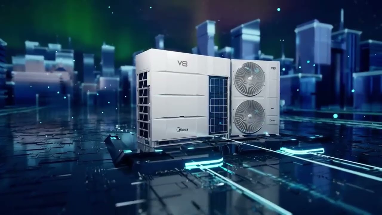 VRF Midea V8: Proteção ShieldBox IP55 Explicada
