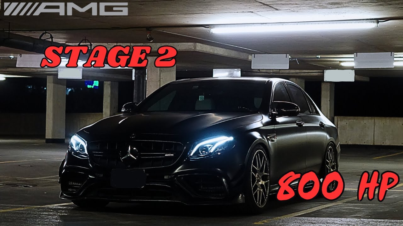 STAGE 2 MERCEDES AMG E63S NIGHT DRIVE *POV* (INSANELY LOUD)