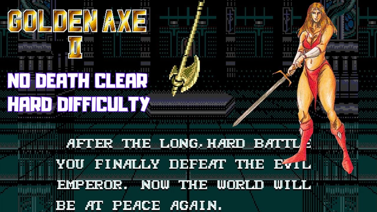Golden Axe II (Genesis) No Death Clear with Tyris Flare (Hard Difficulty)