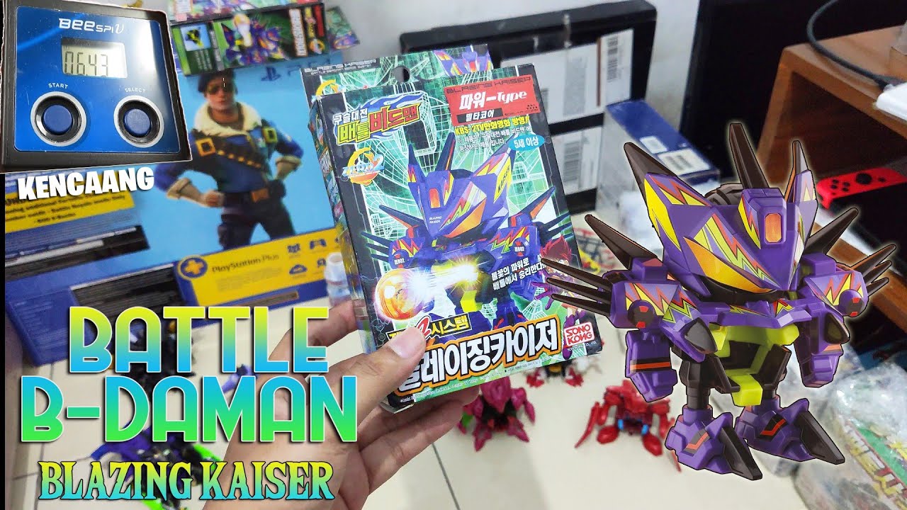 UNBOXING BLAZING KAISER / Blazing Kahn Rakit dan Shoot Test Original Sonokong