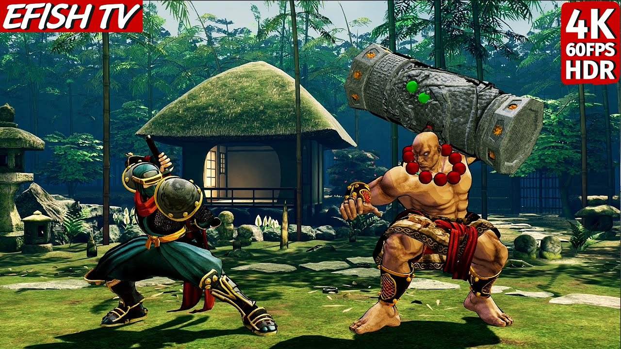 Хаттори Ханзо против Ван-Фу (Самый сложный ИИ) - Samurai Shodown