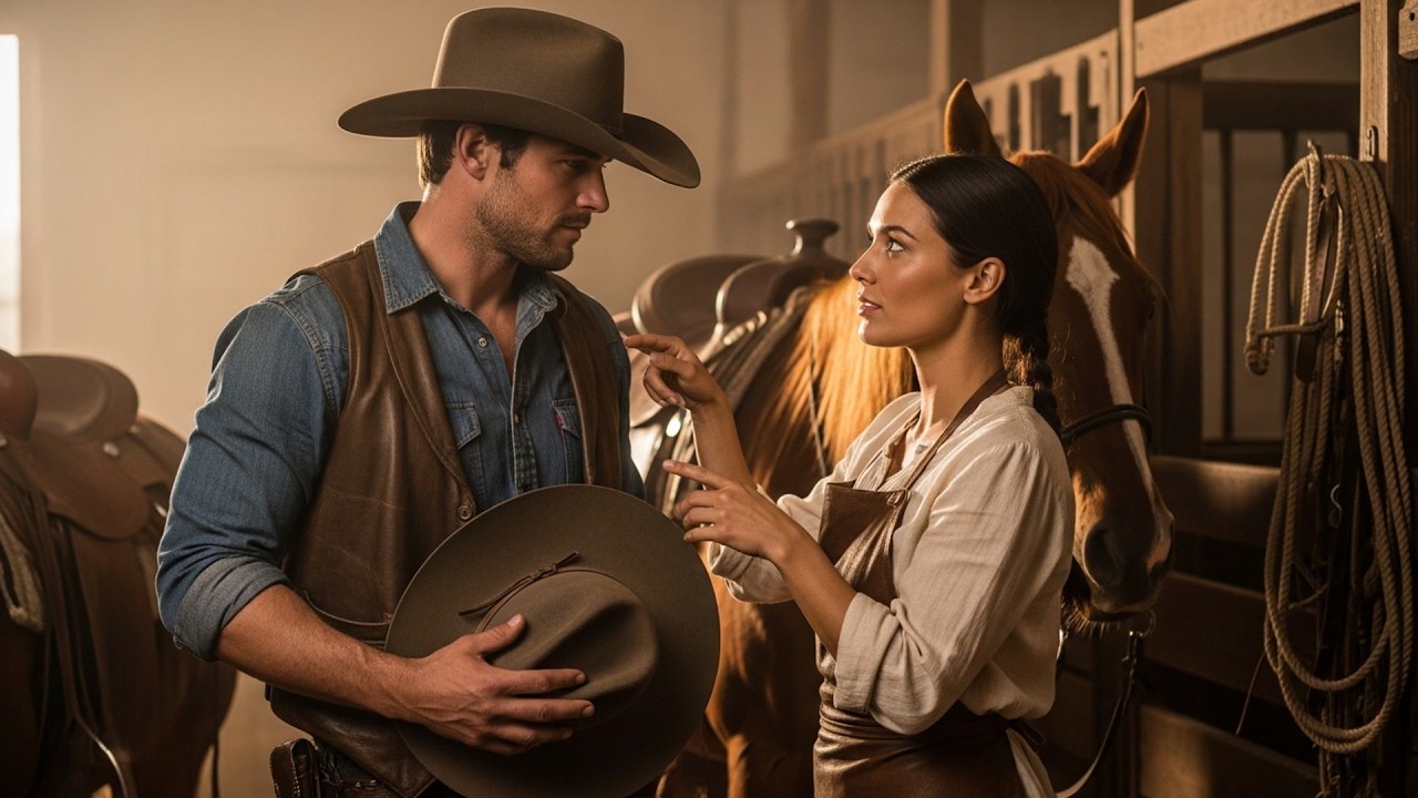 The Cowboy Pretended To Need Riding Lessons, Just To Spend Every Afternoon Near Her At The Stable