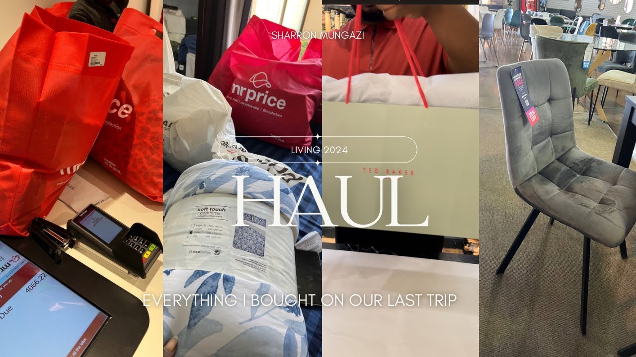 HAUL | Everything I bought on my last trip | Ted baker, Mr Price Home | Decofurn | Zim Youtuber