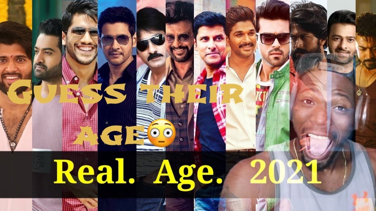 Age Guessing Game!! South Indian New And Old Actors Real Age 2021 | Allu Arjun | Rajini (REACTION)