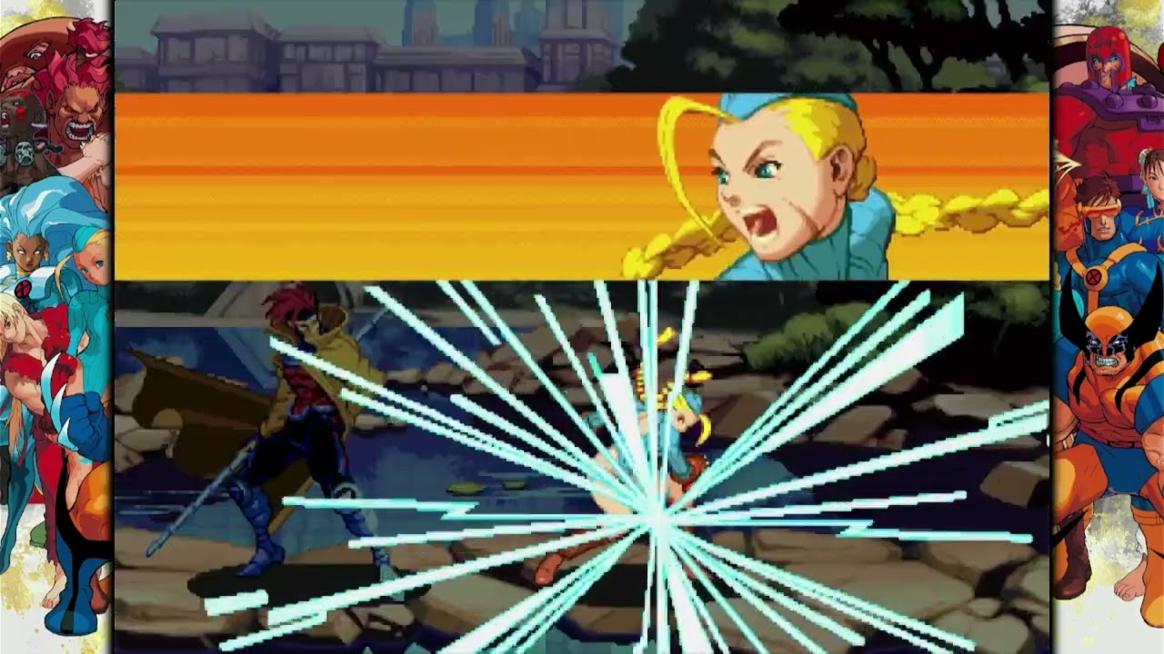 X-Men vs. Street Fighter | Cammy & Charlie 💚⚡️ vs. Ken & Gambit 🥋&diams;️