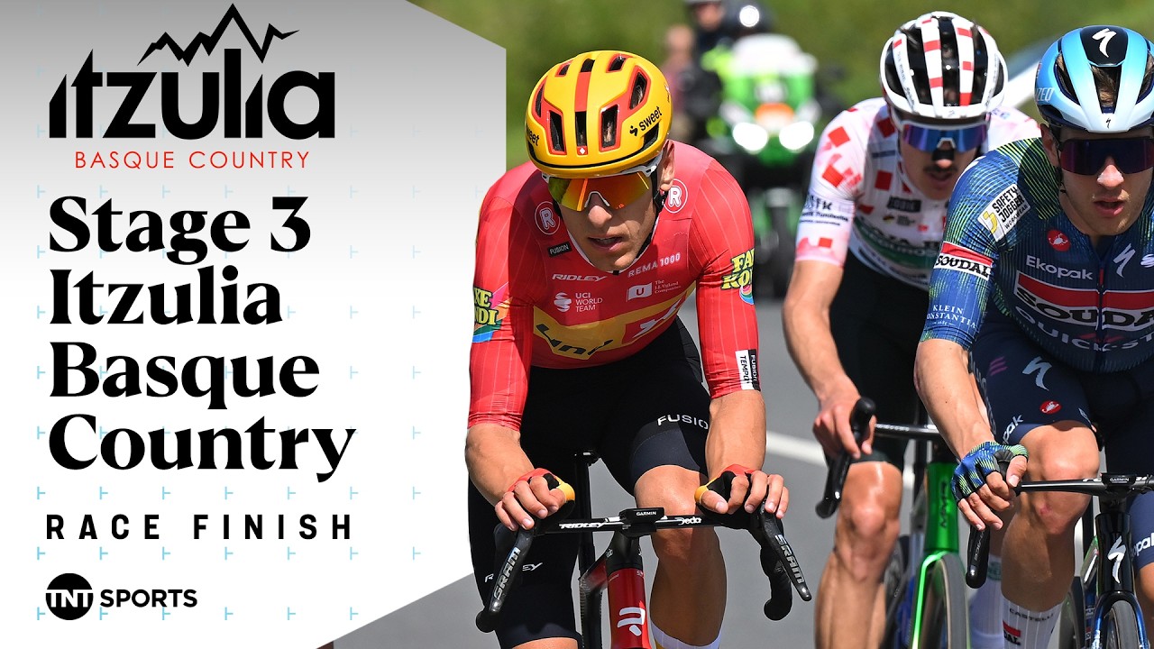 TIGHT FINISH! 😳 | Men's Stage 3 2026 Itzulia Basque Country Final KM's | TNT Sports Cycling