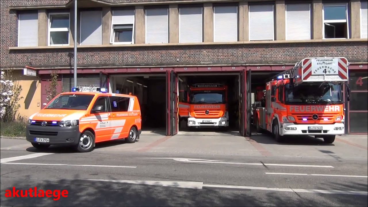 [LAUTSPRECHERDURCHSAGE HLF-B OHNE ERFOLG] Löschzug BF Stuttgart FW 4 Feuerbach