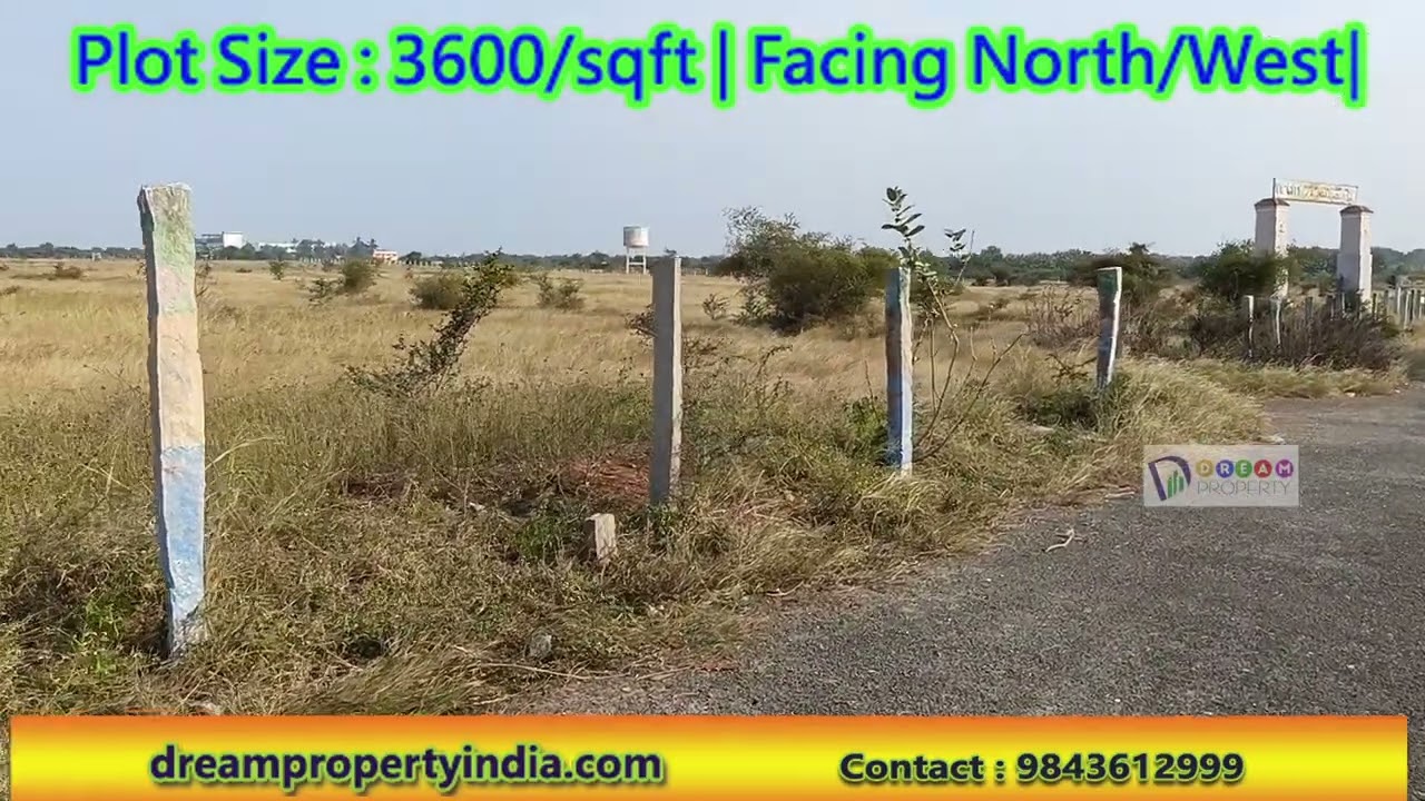 DTCP Approval Plot For Sale In Siruganur Trichy