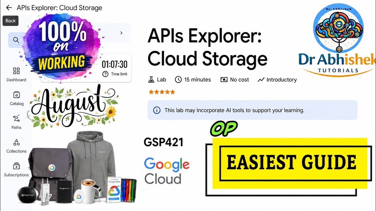 APIs Explorer: Cloud Storage | АВГ 2026 | #GSP421 #qwiklabsarcade2026