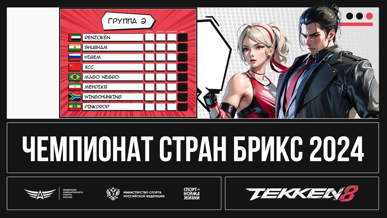 Tekken 8: Чемпионат стран БРИКС 2024 - Группа B