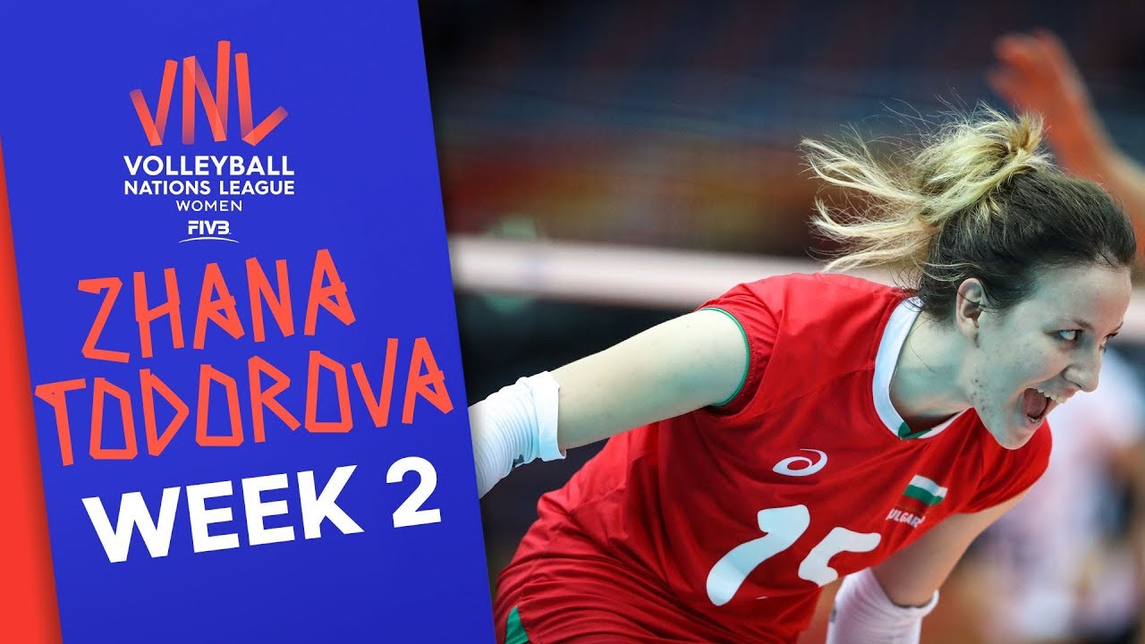 Zhana Todorova best Plays | #VNLWomen Week 2! | Volleyball Nations League 2019