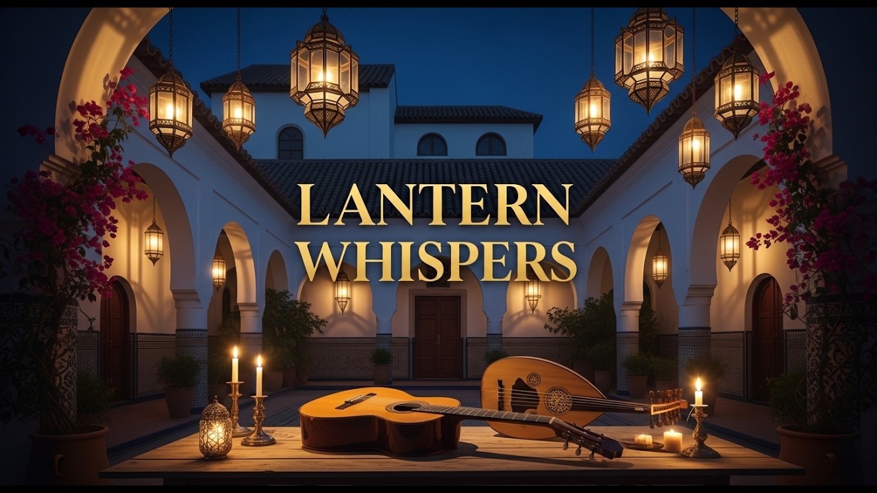 Moonlit Courtyard Serenade | Romantic Spanish Guitar & Arabic Oud
