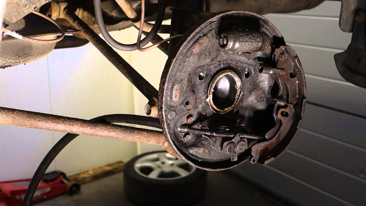 How to replace hand brake cables Toyota Corolla years 1990 to 2000