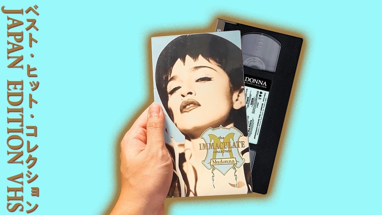 UNBOXING Madonna - The Immaculate Collection (Video Collection) Japan VHS ベスト・ヒット・コレクション