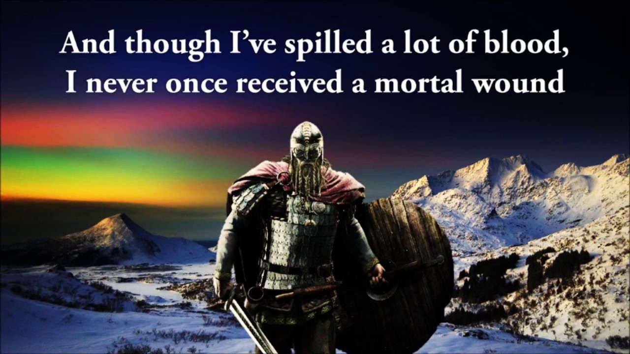 Amon Amarth - Across the rainbow bridge (lyrics)