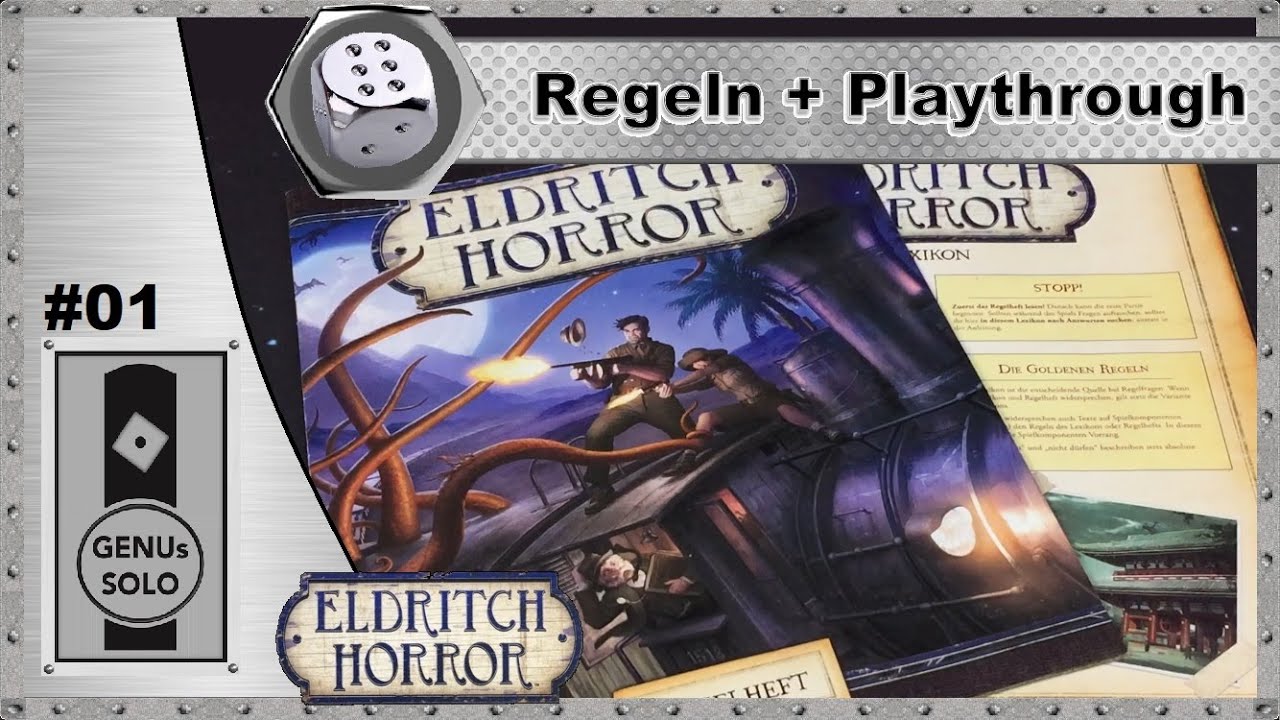 Eldritch Horror - S01E01 - Playthrough - Regeln/Setup - deutsch