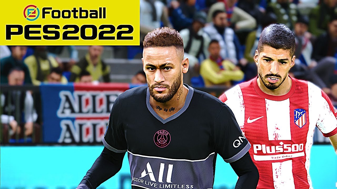 NEYMAR vs ATLETICO MADRID | PES 2022 PS5 MOD Legend Difficulty HDR Next Gen