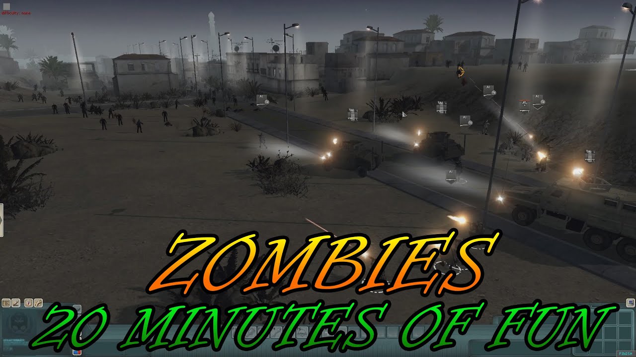 Men of War Assualt Squad 2 - Red Rising Mod - Zombies - 20 Min of Fun!