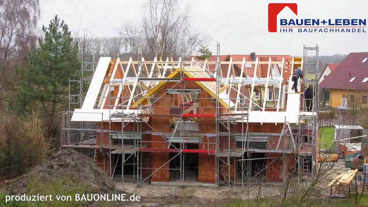 Eigenheimbau im Zeitraffer von Bauen+Leben.
