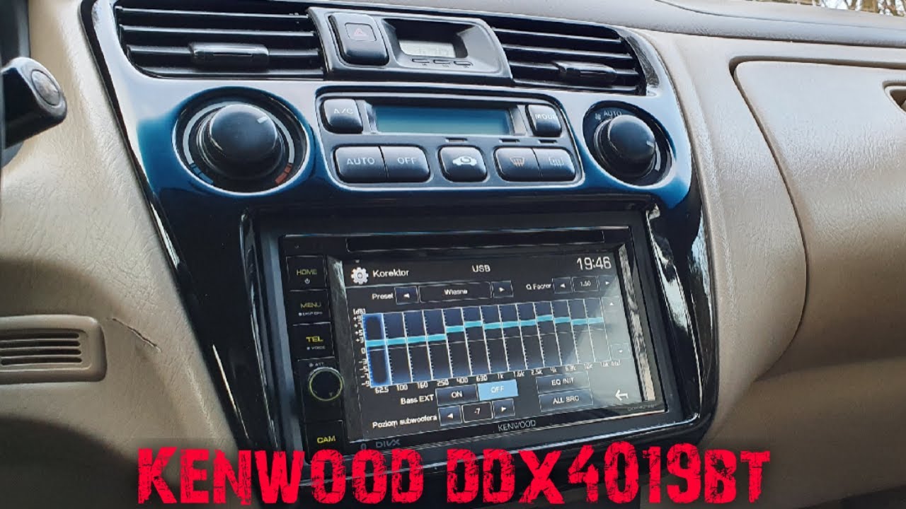 Kenwood ddx4019bt - moja opinia - nowa jednostka w accordzie