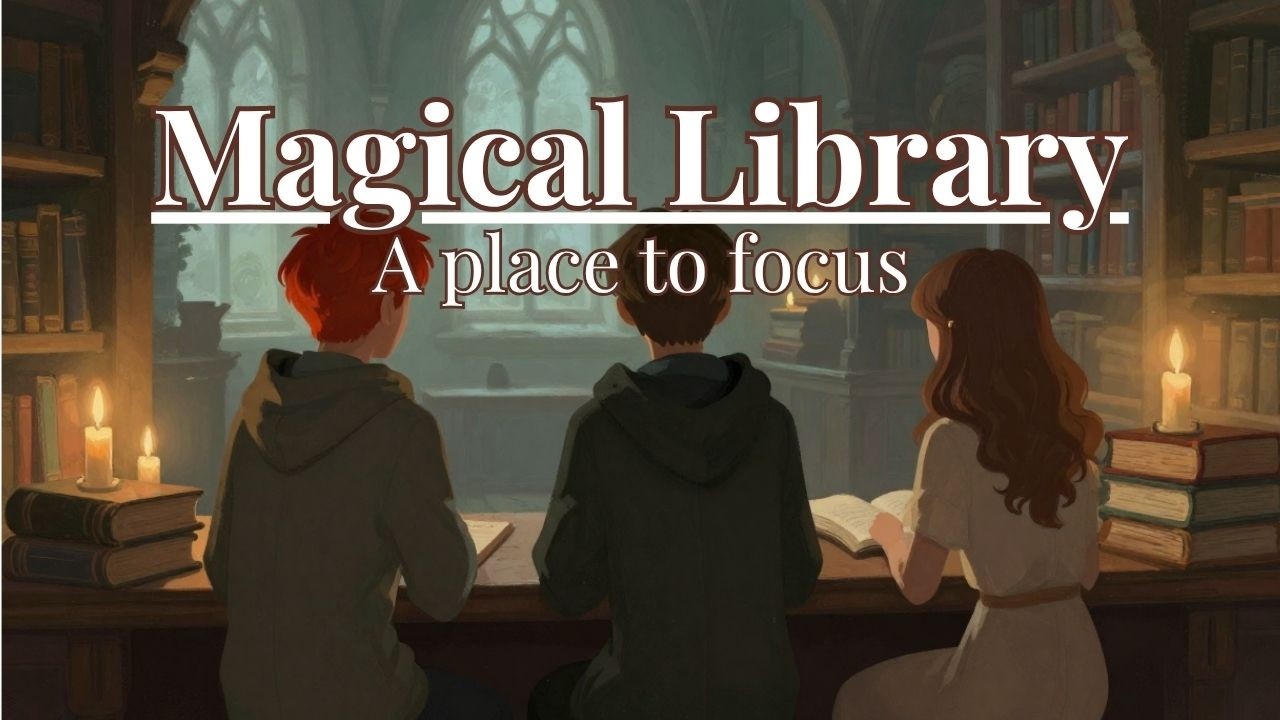 Magical Library 🧙‍♂️ Calm Fantasy Music for Focus | 90 Minutes
