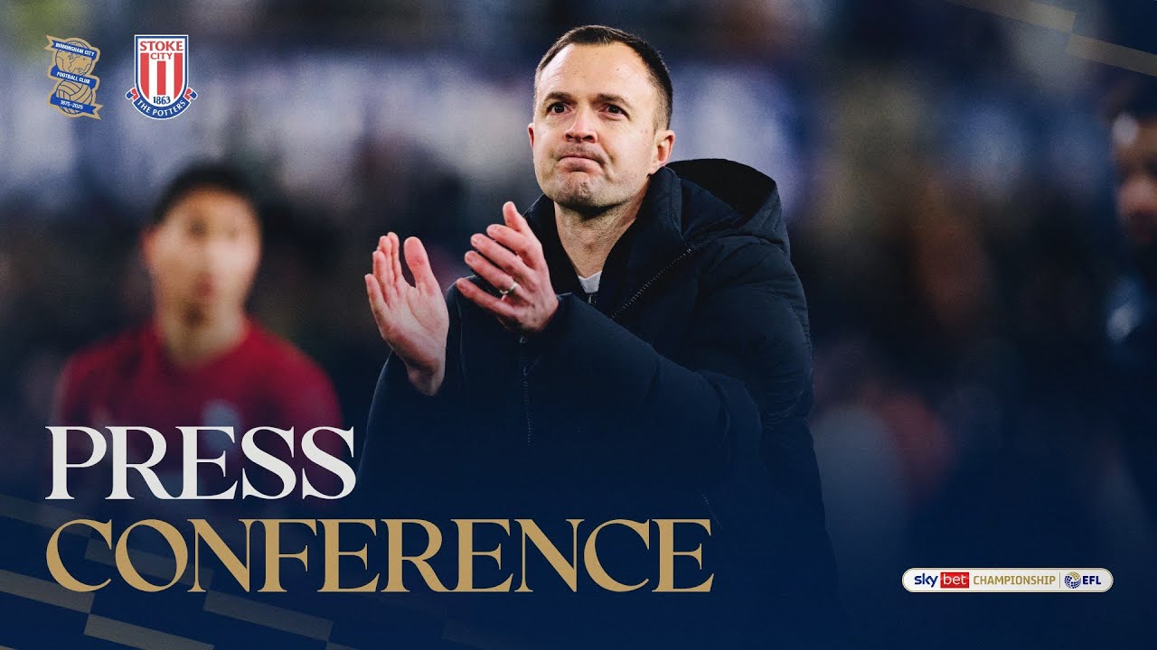 Press Conference | Chris Davies | Birmingham City v Stoke City