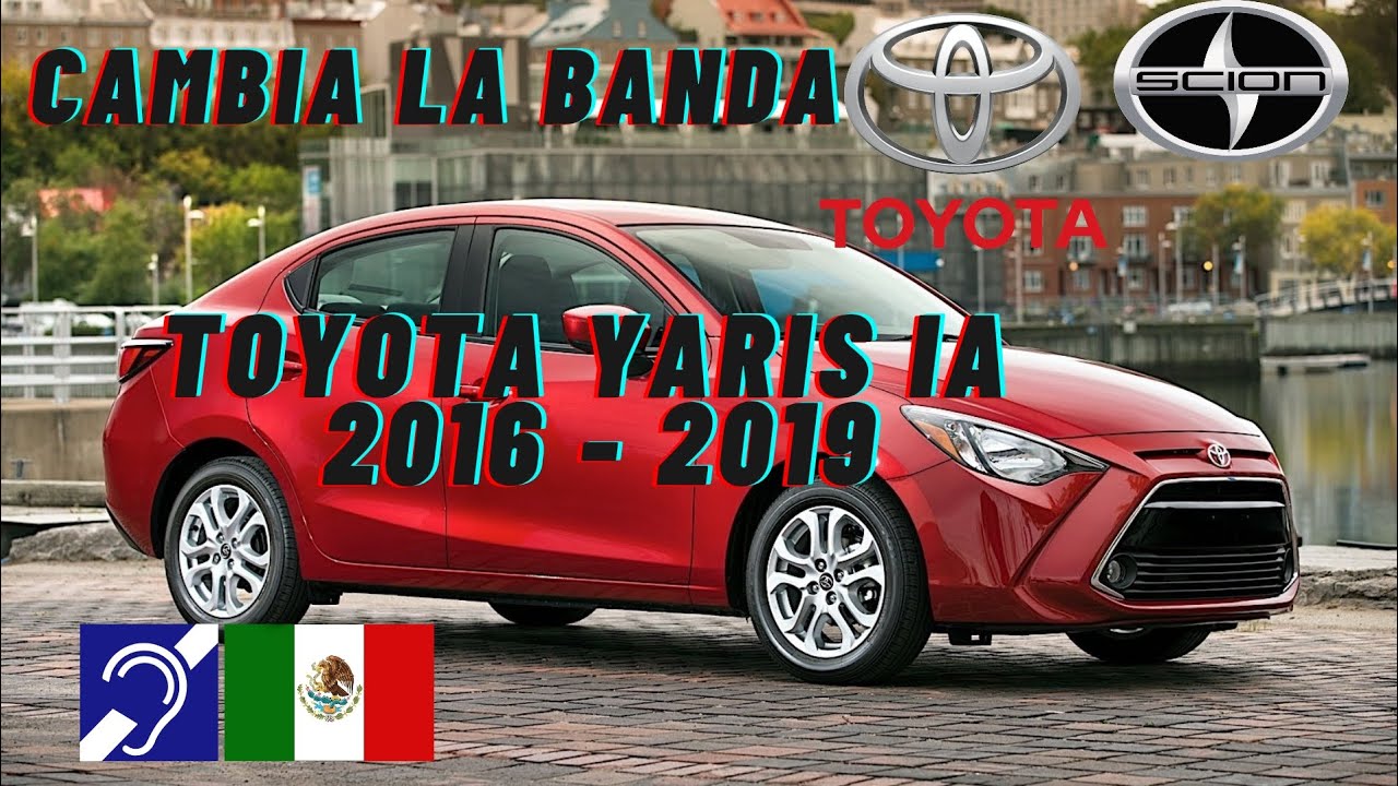 Cambia la banda Toyota Yaris ia y Scion ia  2016 2017 2018 2019 Serpentine belt
