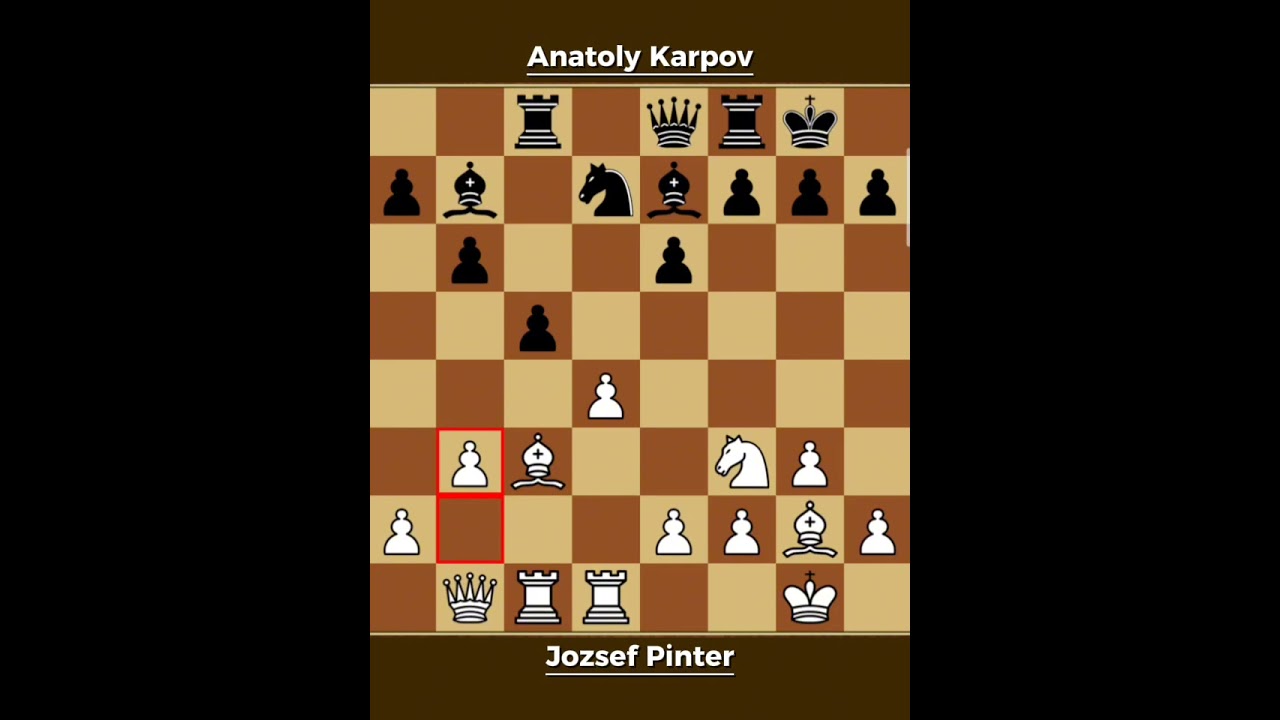 Jozsef Pinter vs Anatoly Karpov ◉ Championship France (Team), France 1993