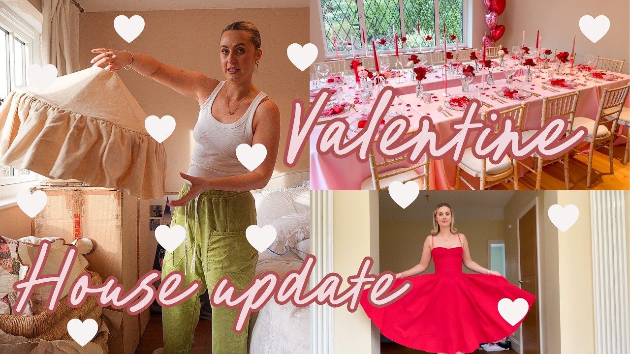 Valentines and Bedroom mini makeover - ad - Caroline x