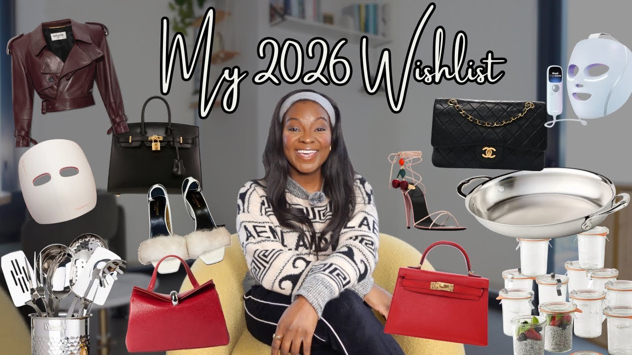 My 2026 Wishlist | Fiber Art, Red Light Masks, Jacquemus & More