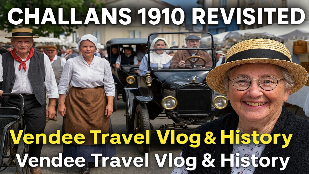 Challans 1910 Revisited: A Timeless French Festival | Vendee Travel Vlog & History