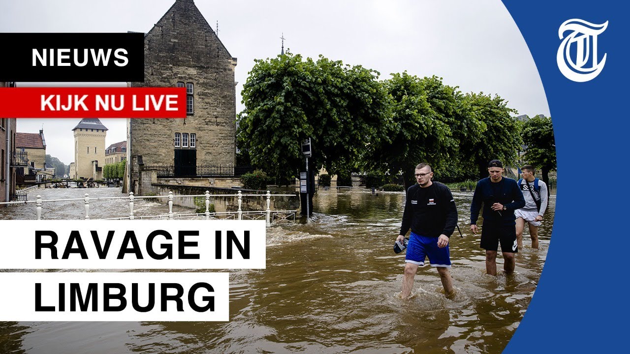 KIJK TERUG: Valkenburg neemt waterschade op na horrordag