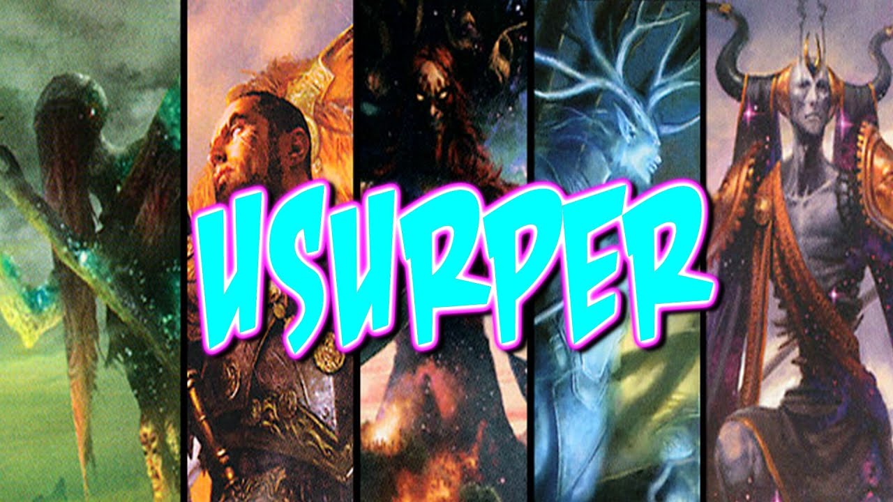MTG Commander Usurper; Athreos v Rafiq v Xenagos v Karador v Erebos