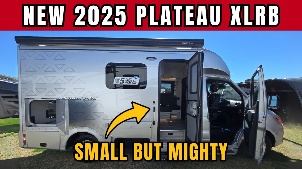 NEW 2025 Pleasure Way Plateau XLRB Premium Luxury Class B+ Diesel RV Motorhome Tour