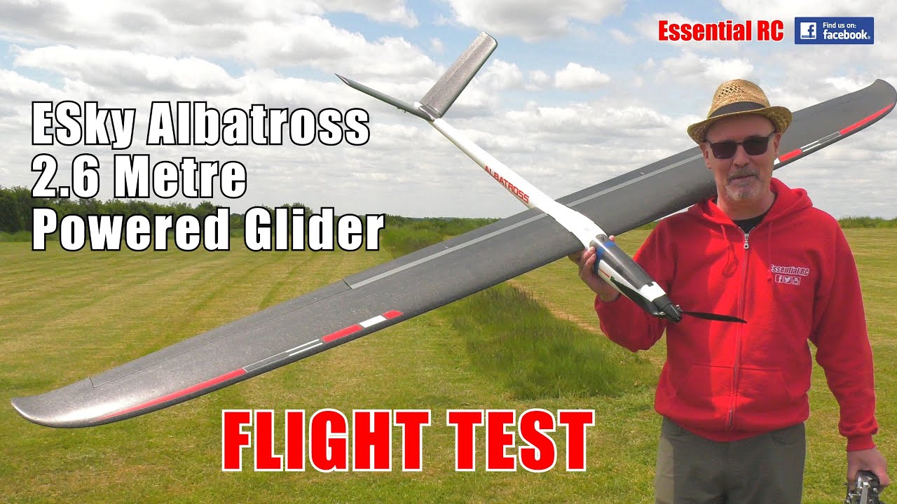 eSky ALBATROSS 2.6 metre POWERED GLIDER\SAILPLANE: ESSENTIAL RC FLIGHT TEST