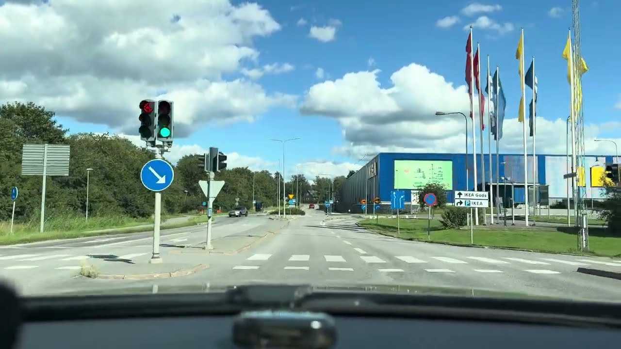 Short Trip: Kyrkvägen, Uppland Väsby to IKEA Barkarby, Stocholm, Sweden. 