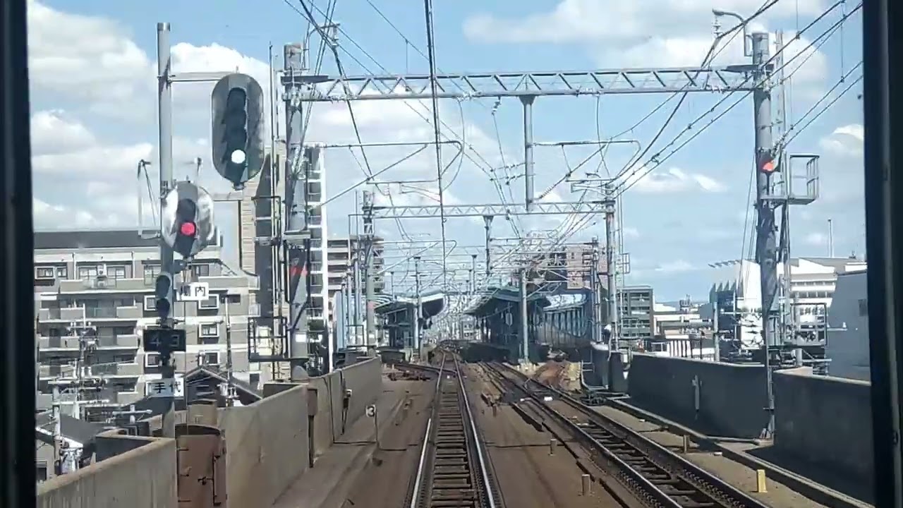 【南海本線連続立体交差事業】2025.9.19 岸和田駅から堺駅までの前面展望