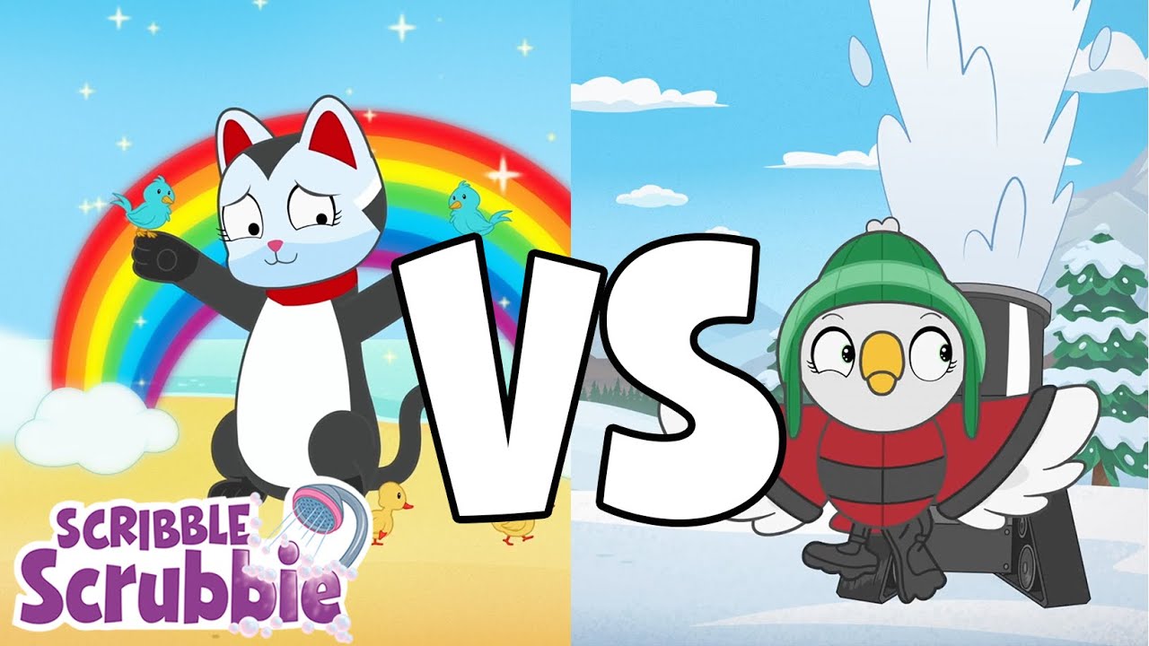 Summer vs Winter | Crayola Scribble Scrubbies | Cartoons for Kids