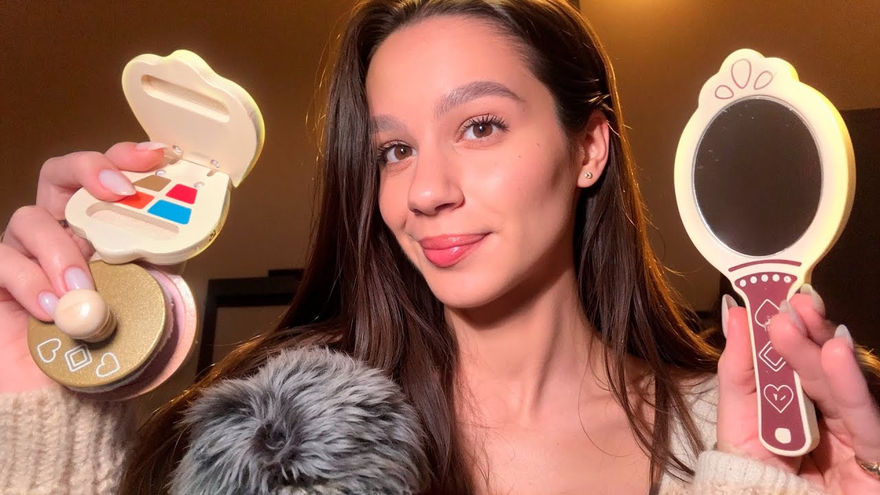 No Talking Wooden ASMR / Makeup and haircut🪵 Triggers for your deep sleep and tingles ✨