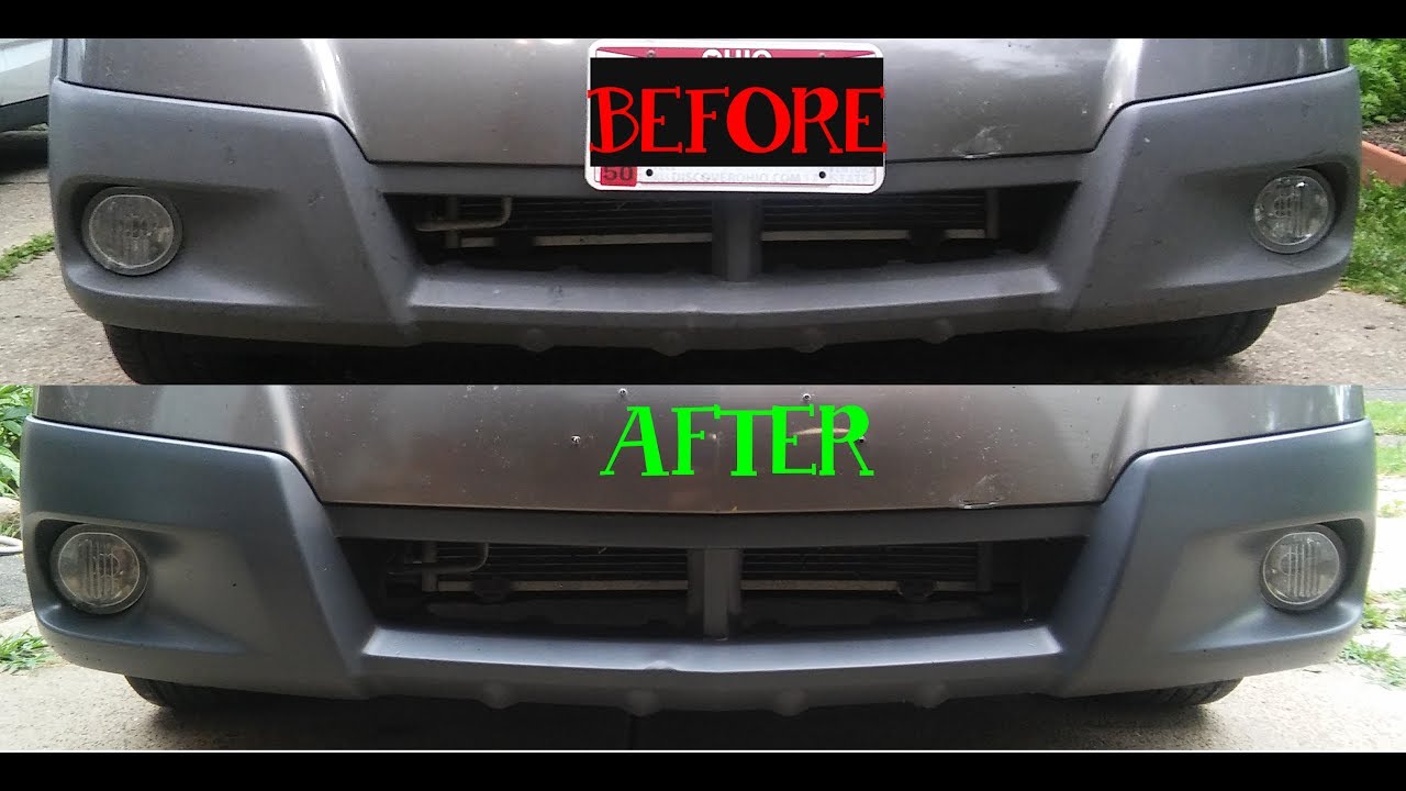 Plastic Bumper Restore with - Dupli Color Trim and Bumper Paint