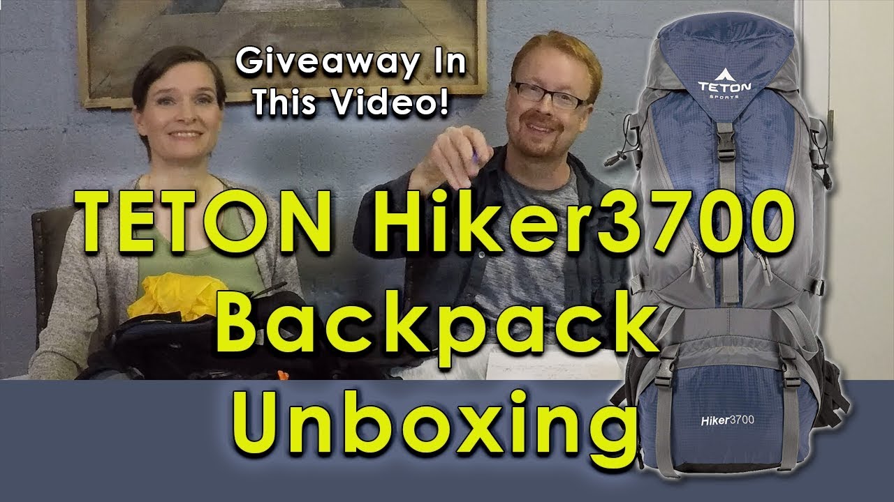TETON Sports Hiker 3700 Ultralight Internal Frame Backpack Unboxing -- PLUS GiveAway