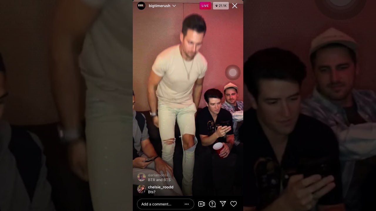 Big Time Rush IG Live Reunion 2021